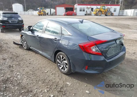 2017 Honda Civic Ex из США, поврежденный, VIN 19XFC2F70HE208562